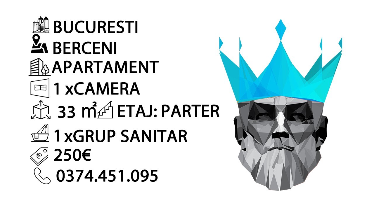 Tur video Berceni / P-ta Sudului | Garsoniera | Metrou 10 minute | Decomandat