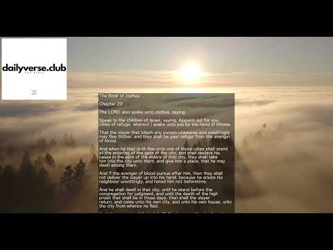 Chapter 20/24 of The Book of Joshua Chapter - Book 6 from the Bible