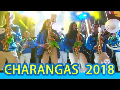 Mucho calor y animación en la concentración de charangas de San Esteban