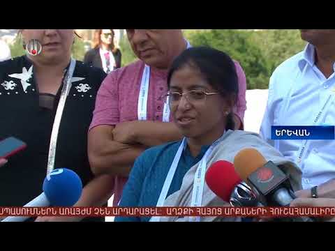 Aurora Prize finalists and co-founders visit Armenian Genocide memorial