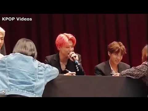 190421 BTS JIMIN Cute Moment @ Aladin Fansign 방탄소년단