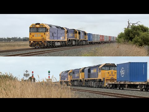 7902V Mildura-Melbourne "Fruit Flyer" Container Train (5/3/2021) - PoathTV Australian Railways