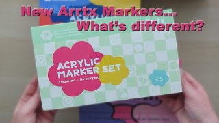 *NEW* Arrtx Liquid Ink Acrylic Markers - What's The Difference?