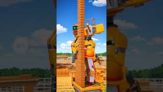 He Thought He Built It… BUT LOOK BEHIND HIM 🤯😂 #shorts #animation #funny #3danimation #fanmade 