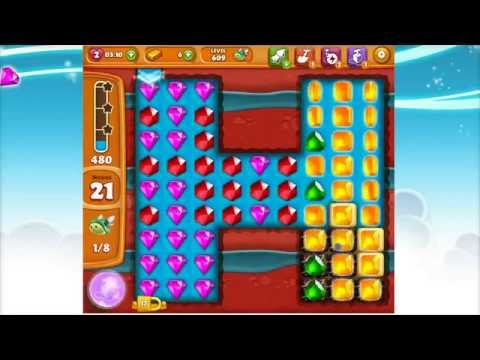 Diamond Digger Saga Level 609 - no boosters