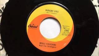 Hungry Eyes , Merle Haggard , 1969 Vinyl 45RPM