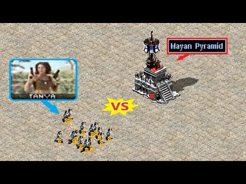 Tanya vs Mayan Pyramid - Red Alert 2