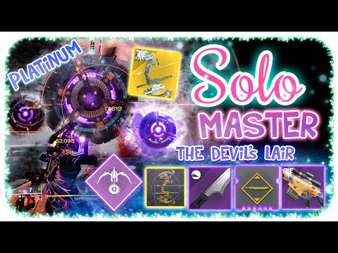 Solo 1330 Ordeal Master Nightfall Hunter - The Devil's Lair - Destiny 2 - Commentary