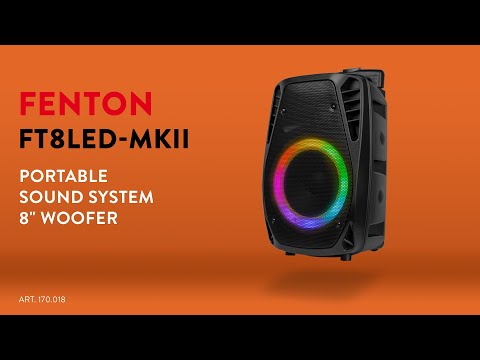 Fenton FT8LED-MK2 Portable Sound System 8