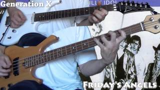 Generation X - Friday&#39;s Angels (Guitar &amp; Bass cover)
