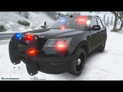 GTA 5 Live PD - Blaine County Sheriff - Unmarked Ford Explorer - LSPDFR 0.4.6