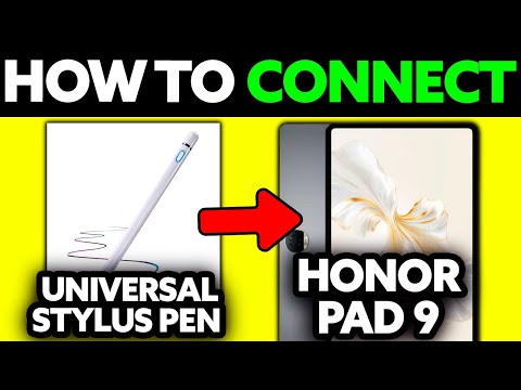How To Connect Universal Stylus Pen To Honor Pad 9 (2025) - Step by Step