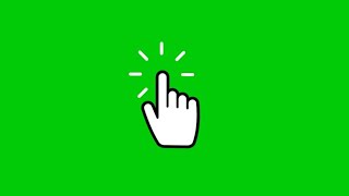 Mouse click hand effect green screen with sound, click sound with mouse hand green screen by Tech Nk