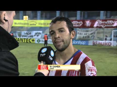 Gamba: "Se nos escapó". Rafaela 1 - Unión 1. Fecha 10. Primera División 2016.