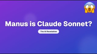 This Chinese AI Agent is just Claude Sonnet? #Manus