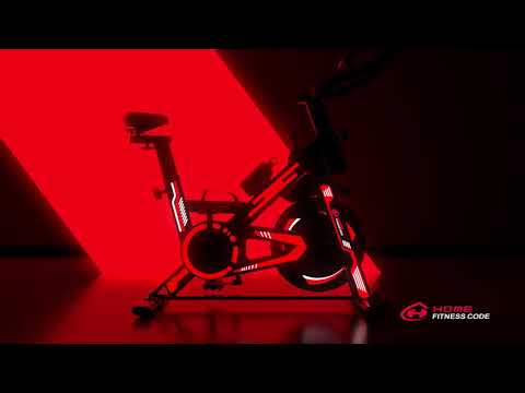 HomeFitnessCode -Assemble Guide: Indoor Exercise Bike Stationary Bike with LCD Display