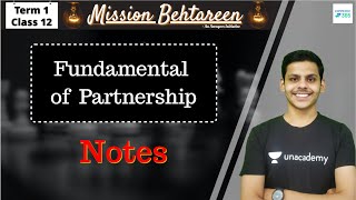 Notes of Fundamental of partnership