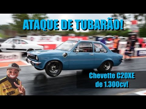 O valente Chevette C20XE de 1.300cv contra os Opala monstro da TTA de 2.000cv, no @autodromofueltech