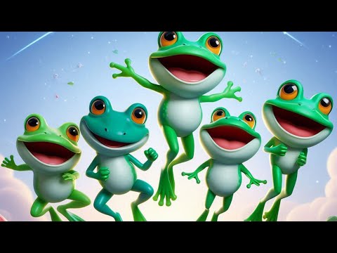 Cinci broscuțe talentate (30 MIN) - Cantece pentru copii (desene animate) | Cip-Cirip