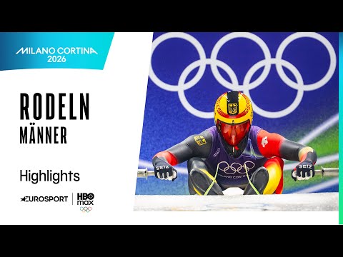 Rekord im Rennrodeln I Highlights deutsch I Olympia 2026 Milano Cortina I Rodeln Einsitzer I Männer