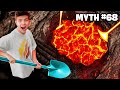 BUSTING 100 Minecraft Myths in Real Life!