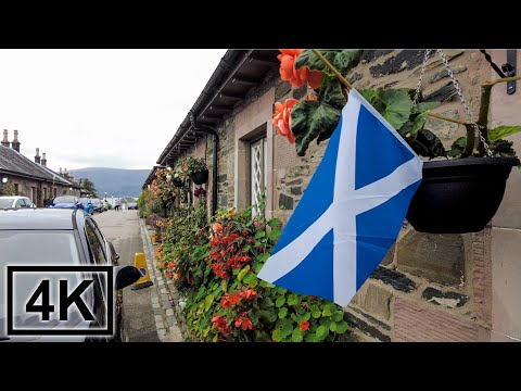 Scottish Village Walk | Loch Lomond & Luss in the Highlands | 4K | 3D Audio🎧