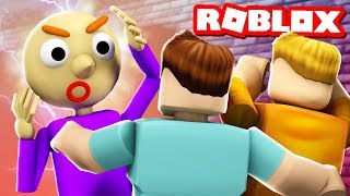 Escape Baldi S Basics In Roblox The Scariest Math Teacher Ever Roblox Roleplay Free Online Games - baldi goes on a roblox adventure baldis basics rp and obby