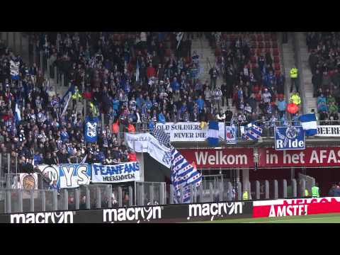 Sfeerimpressie AZ - Heerenveen op 26 februari 2012