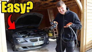 BMW N62 DRIVE BELT | TENSIONER & AC BELT REPLACEMENT
