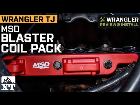 Jeep Wrangler TJ MSD Blaster Coil Pack; Red Review & Install