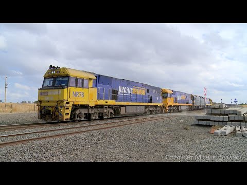 3XM4 Pacific National Freight Train With Loaded Steel Wagons (22/3/2023)- PoathTV Australian Railway