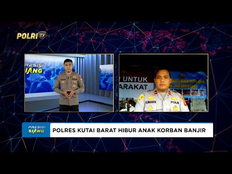 LIVE KAPOLSEK MUARA LAWA IPDA RINTO S, HIBUR ANAK-ANAK KORBAN BANJIR