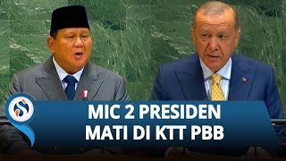 Tak Hanya Presiden Prabowo, Mikrofon Presiden Turki Erdogan Juga Mati Saat Pidato di KTT PBB
