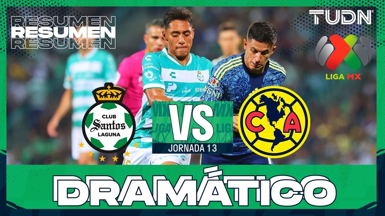 Santos Laguna vs Club América Highlights