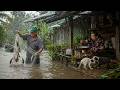 30 Years Together in a Small Riverside Home: Their Simple Life on a Rainy Day