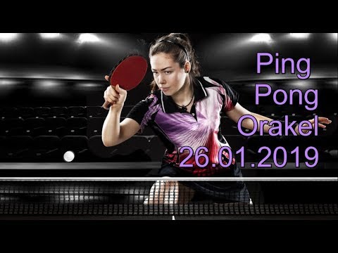 Ping Pong Orakel: 26.01.2019