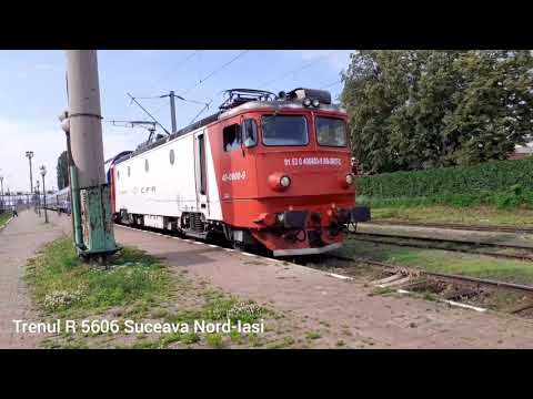 Activitate feroviara in gara Pascani