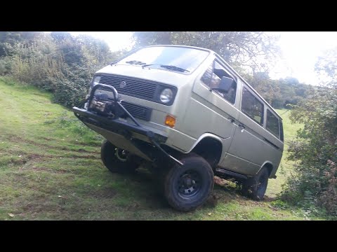 Land Rover powered VW T25 at BusFest 2016 German Trial