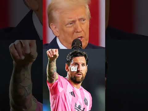 Face à Trump, Messi fait une demande choc au nom du monde entier #youtubeshorts #messi #trump