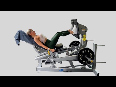 Leg Press liegend NAUTILUS Übungsdurchführung