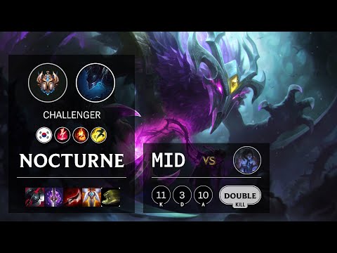 Nocturne Mid vs Sylas - KR Challenger Patch 10.21