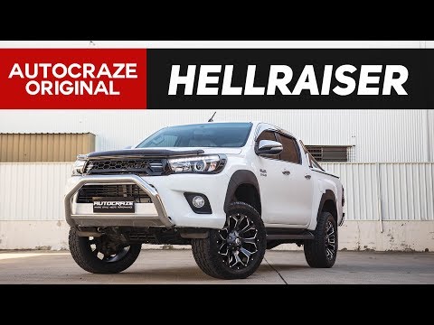 HELLRAISER HILUX // Toyota Hilux Build | Fuel Assault Rims, Flares, Grille & Accessories