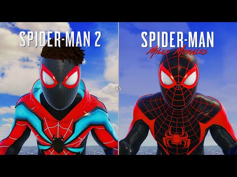 Marvel's Spider-Man 2 vs Marvel’s Spider-Man Miles Morales - Physics and Details Comparison