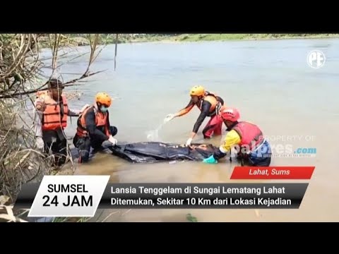 Lansia Tenggelam di Sungai Lematang Lahat Ditemukan