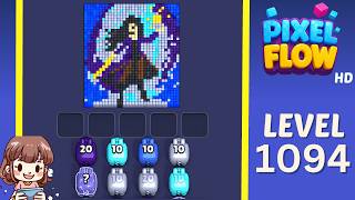 Pixel Flow Level 1094 Solution Walkthrough