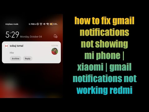 how to fix gmail notifications not showing mi phone | xiaomi | gmail notifications not working redmi