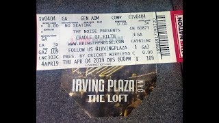 Cradle of Filth - Her Ghost in the Fog @ Irving Plaza on 04.04.19 Rock n Roll Reality King Hits