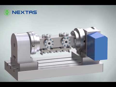 Nextas: 4-Axis Bridge Plate Zero-Point System for CNC Machining