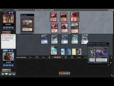 Pioneer Azorius Spirits vs Mono-Red Midrange, exciting Game 3