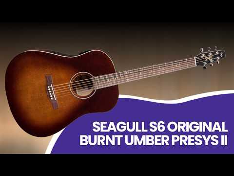 Seagull S6 Original Presys II - Burnt Umber image 19